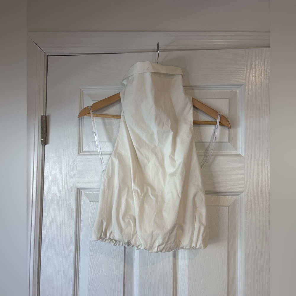 ESSE COTTON TANK TOP IN CREMA size 2